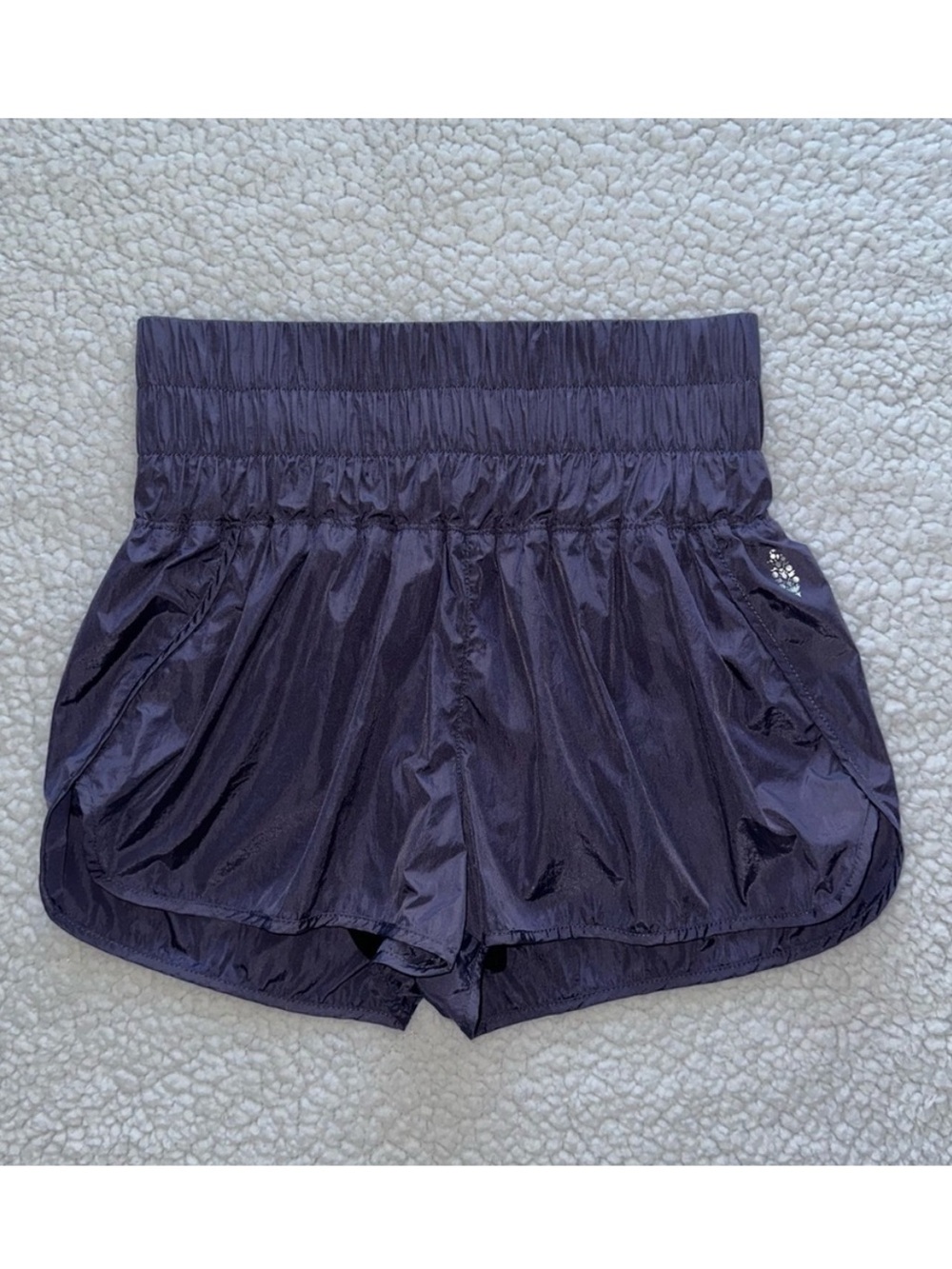 FREE PEOPLE Movement The Way Home shorts in Deep Sea gym yoga summer athletic M